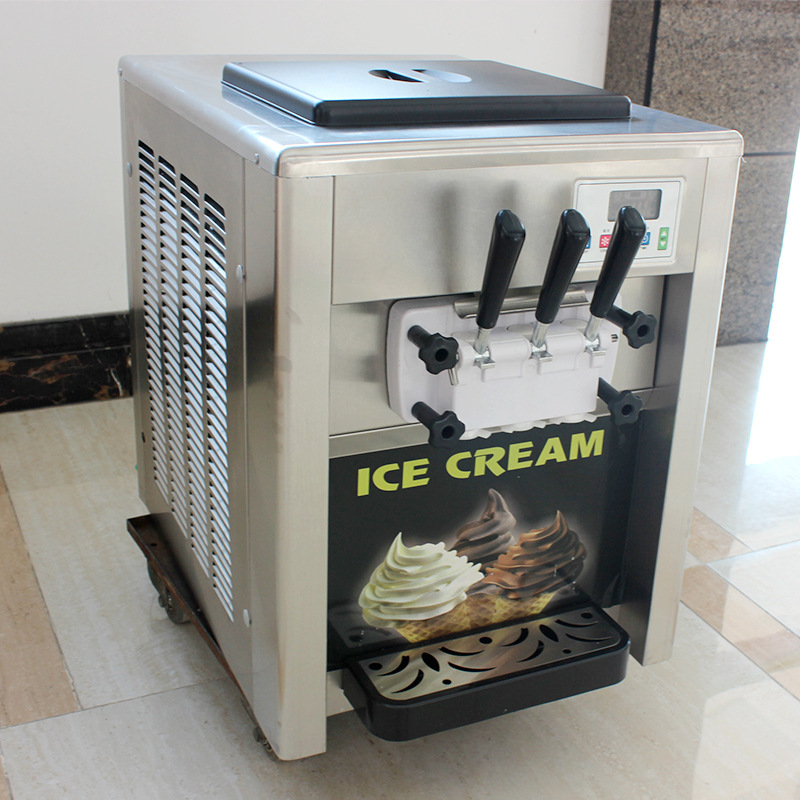 BQL-818T commercial ice cream machine, desktop soft ice cream machine, ice cream machine, ice cone machine Specification image