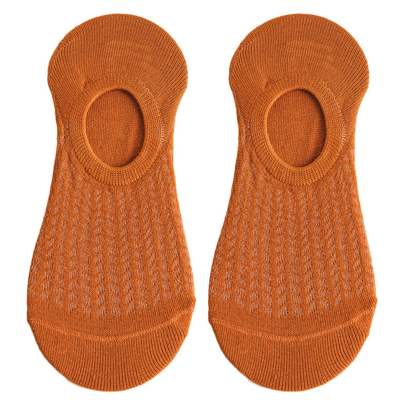 Summer mesh breathable socks for women, white Korean cartoon boat socks for women, low-top sports school style, versatile Item Picture