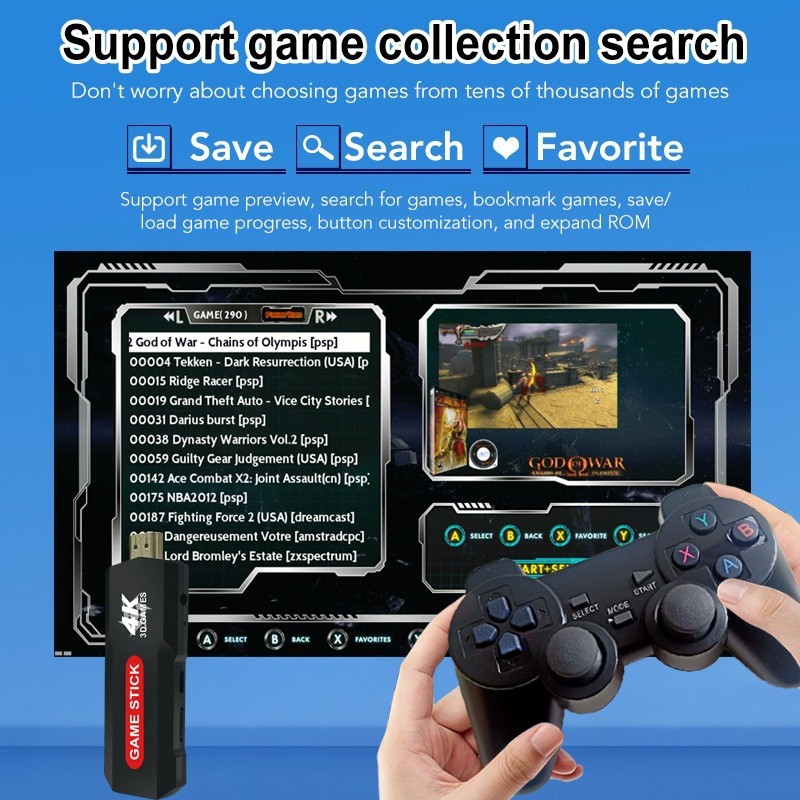 X2 single-system home nostalgic game console for export, 64G ultra-high-definition input wireless controller game console details Picture