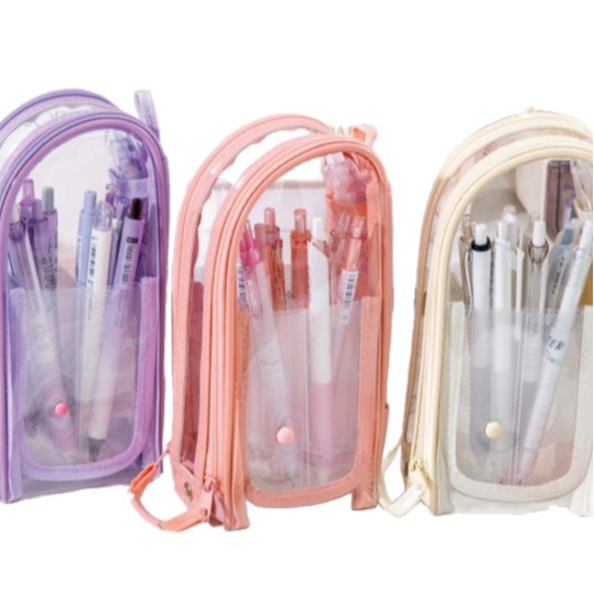 笔袋/文具/一体笔袋/网笔袋/笔盒白底实物图