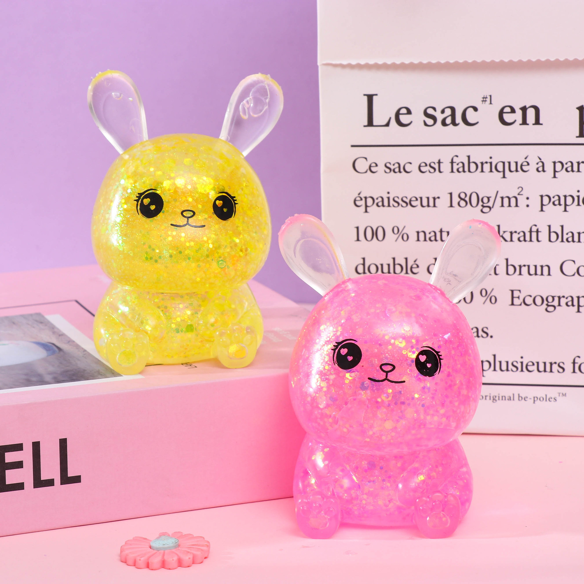 Crystal fluid fruit maltose sequins maltose balls kneading toys Application Scenario