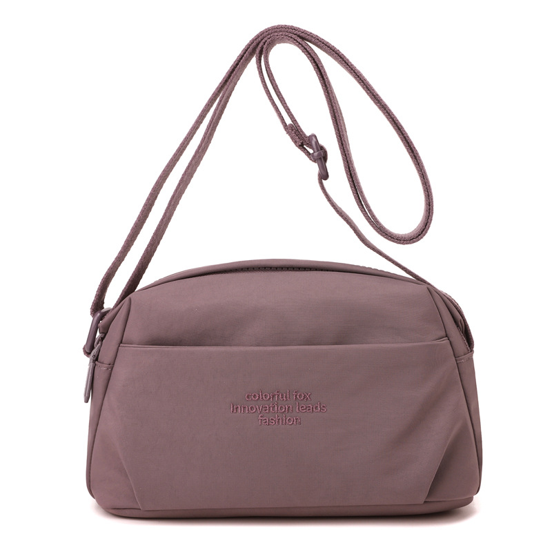 Crossbody bag, women's casual nylon large-capacity single-shoulder bag, lightweight water-resistant mom bag