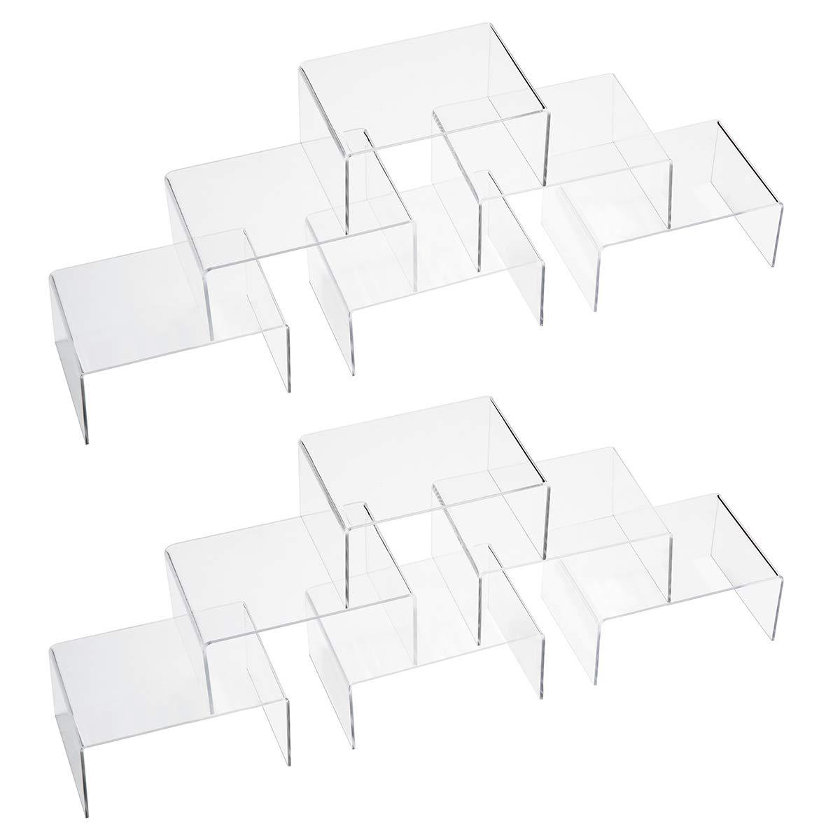 Acrylic U-shaped display stand, transparent shoe bracket, storage rack, hot-bent cosmetics and jewelry display stand, display table, beauty accessories, desktop display base, shoe store goods display bracket, jewelry display item storage and display support