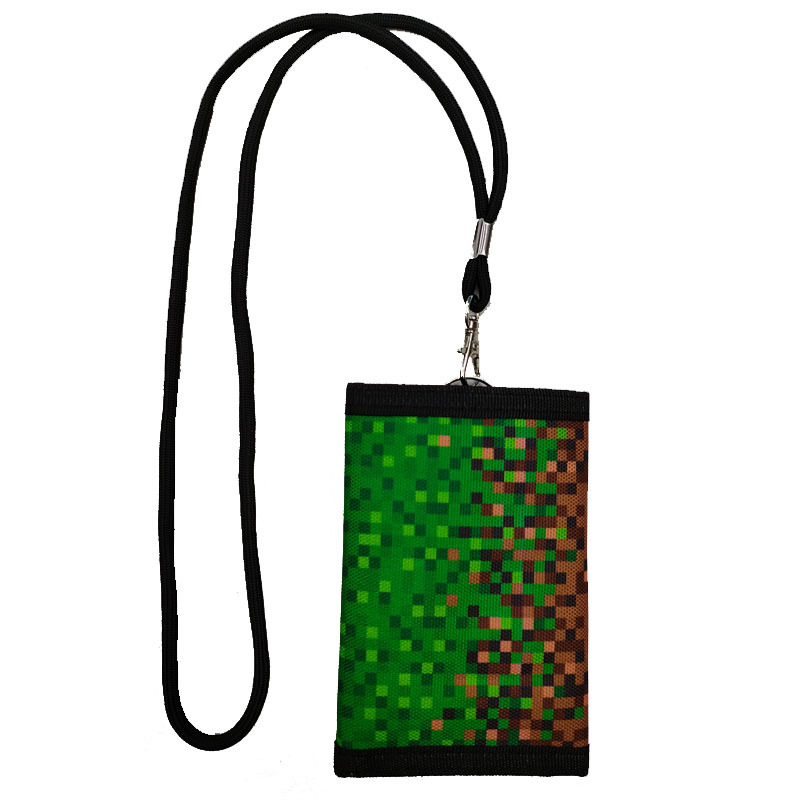 跨境挂绳学生儿童钱包 动漫卡通独角兽钱夹 超轻薄款礼品折叠足球证件卡套细节图