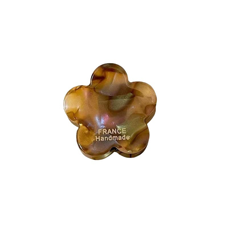 Exquisite and light luxury acetate flower small grab hair accessories, small hair clips, bangs clips, small hair clips, women's side clips, new Item Picture