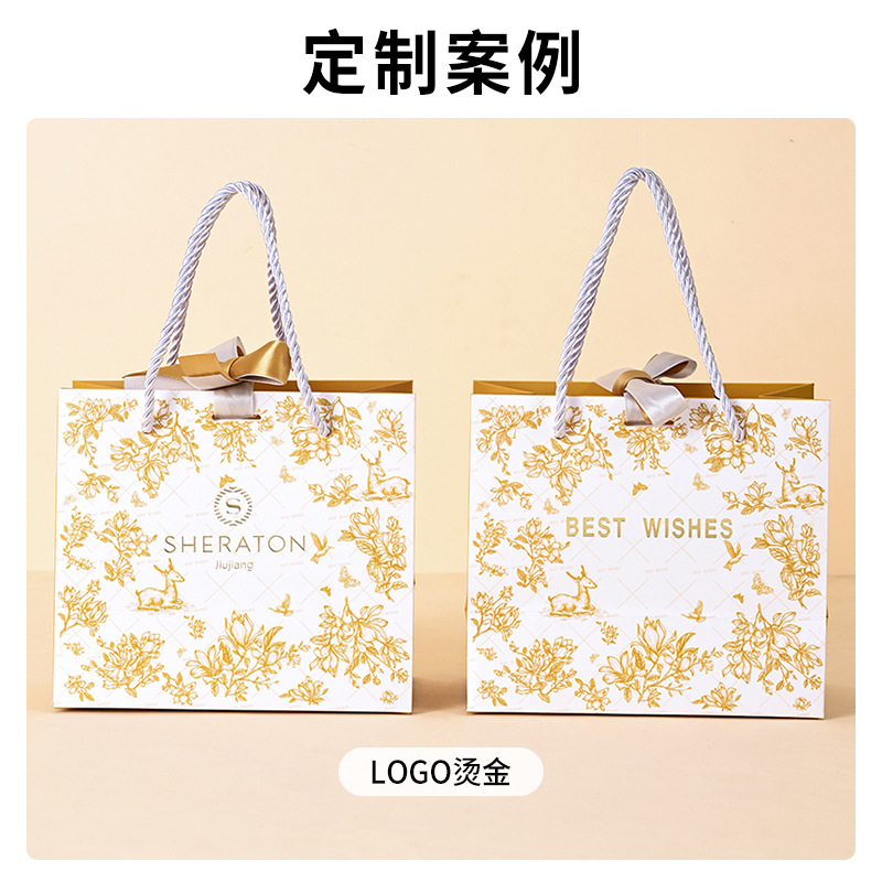 Creative gift bags, high-end Qixi Festival gift packaging handbags, wedding candies, birthday souvenirs bags, paper bags details Picture