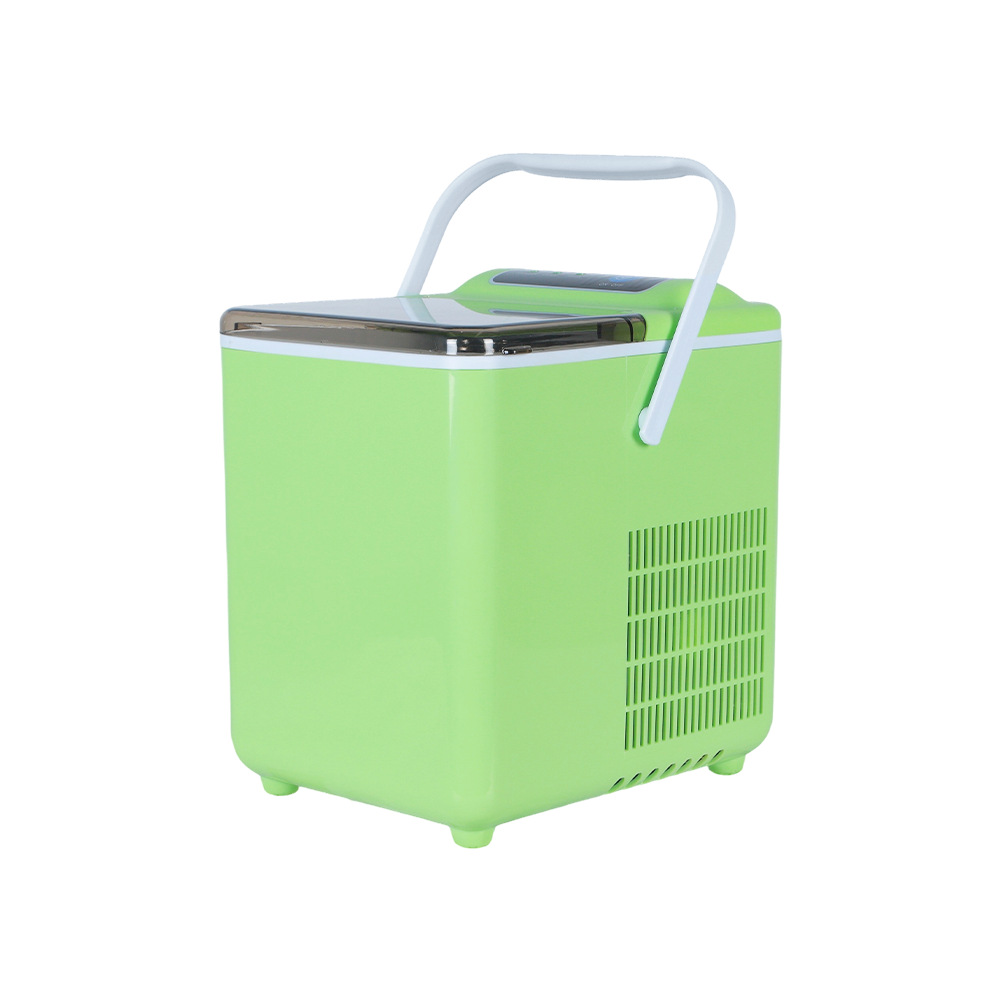 Household outdoor ship ice maker, small automatic cleaning, low-power dormitory tent, mini transparent ice cube machine Item Picture