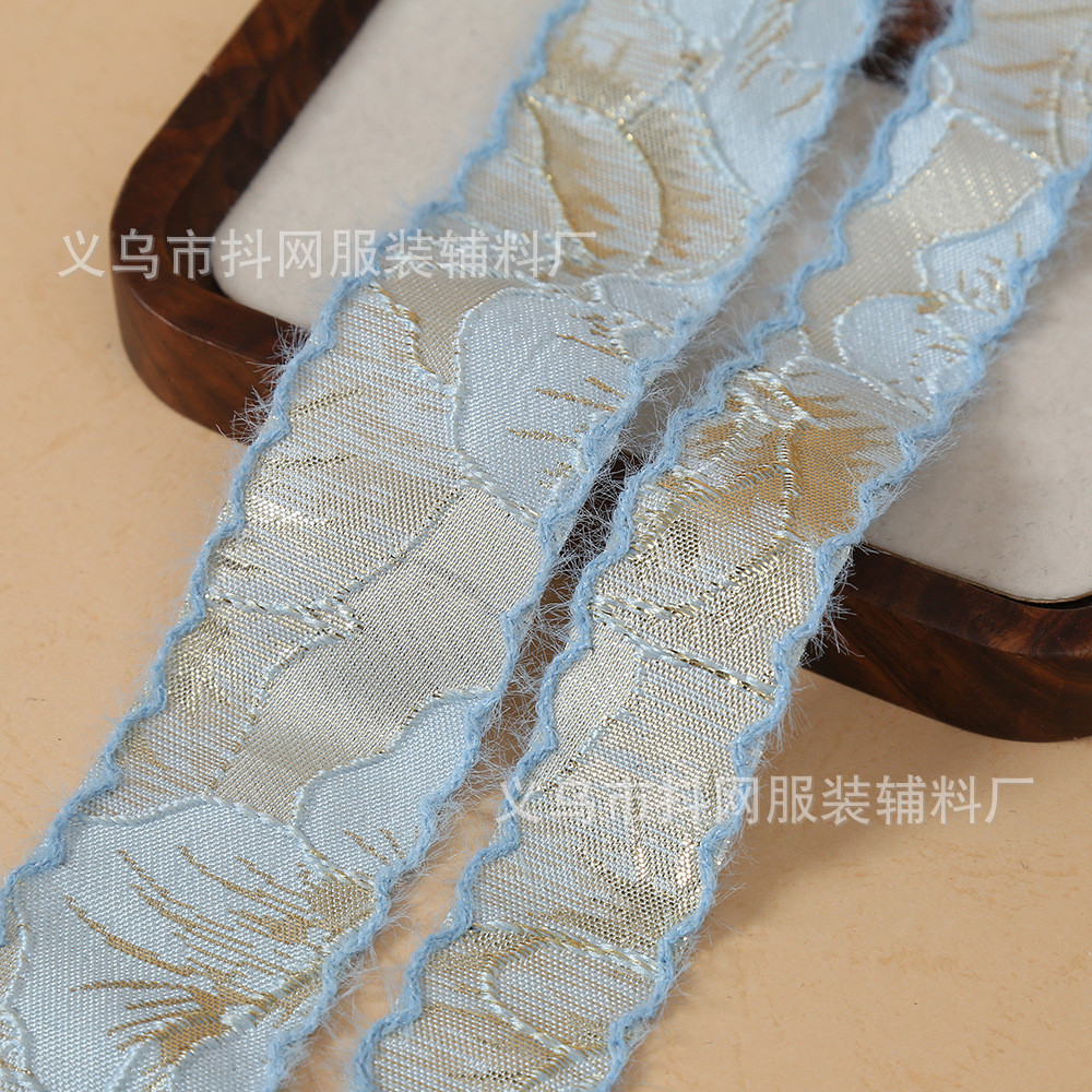 2.5 CM -4CM -أشرطة من الذهب والفضة ذات أحجام قياسية من الذهب والفضة، وأشرطة قماش القماش Specification image