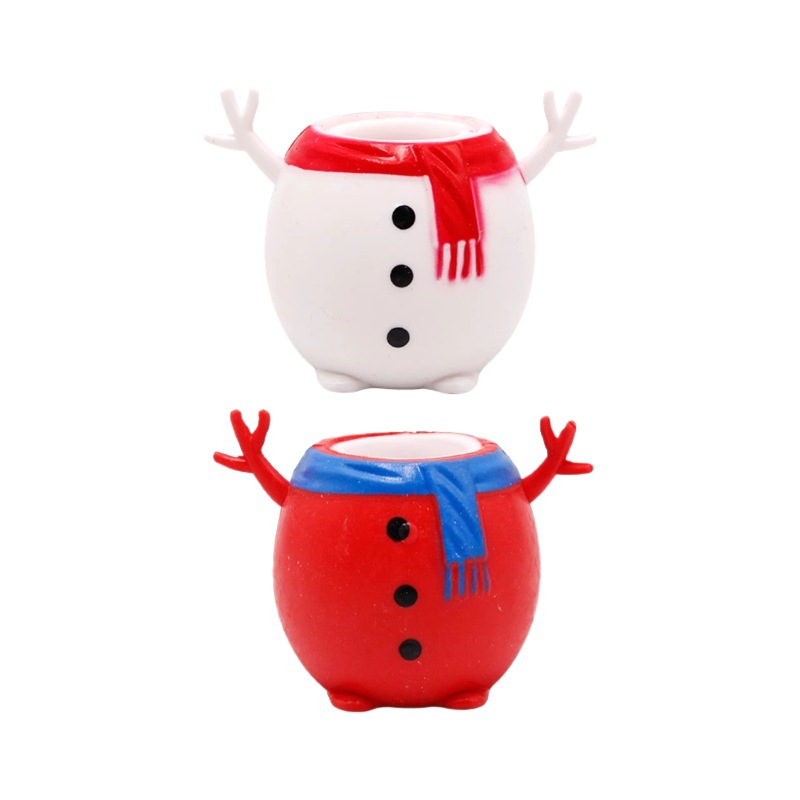 A new and unique prank toy gift featuring the popular Santa Claus squeezing cups, snowman cups, and the fun of squeezing snowmen Item Picture