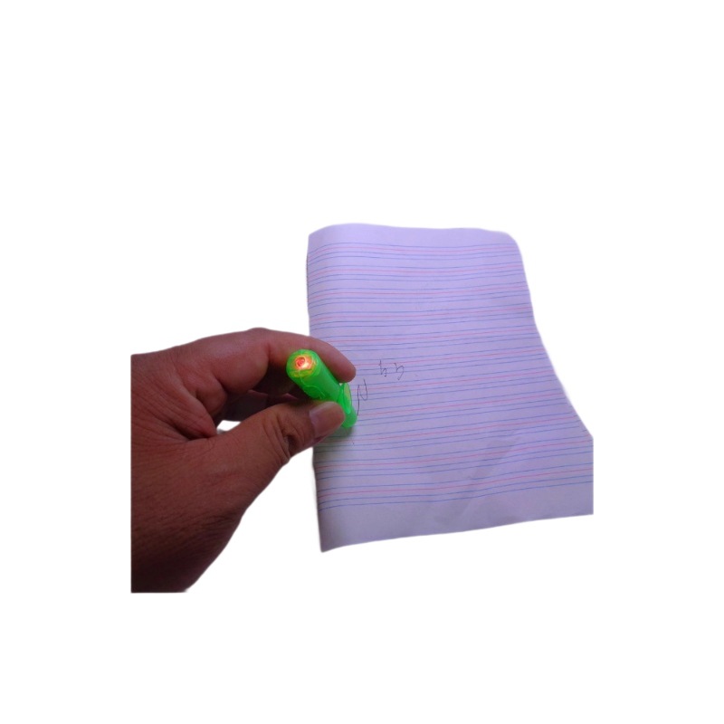 Luminous plastic toys, seven-color finger luminous gyroscope pens, mini student gift pens, street stall supply, factory direct sales Item Picture
