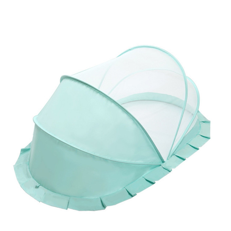 蚊帐/婴儿蚊帐/草蓆白底实物图