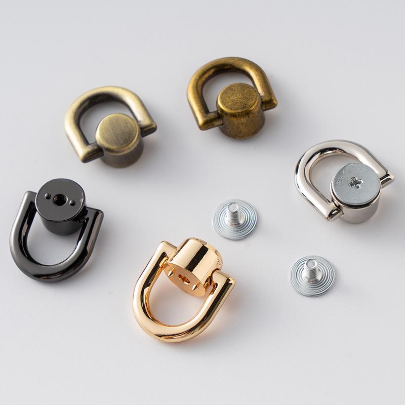 Factory wholesale of diy bags with rings and Shangtou pacifier nail buckles, modified luggage accessories, pull rings and buckles Specification drawing