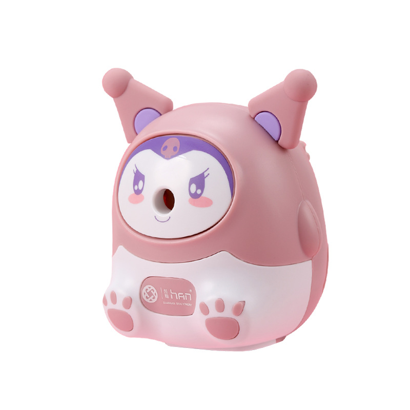 Children's creative portable automatic pencil sharpener, cute learning supplies for students, pencil sharpener with continuous lead rotation Item Picture