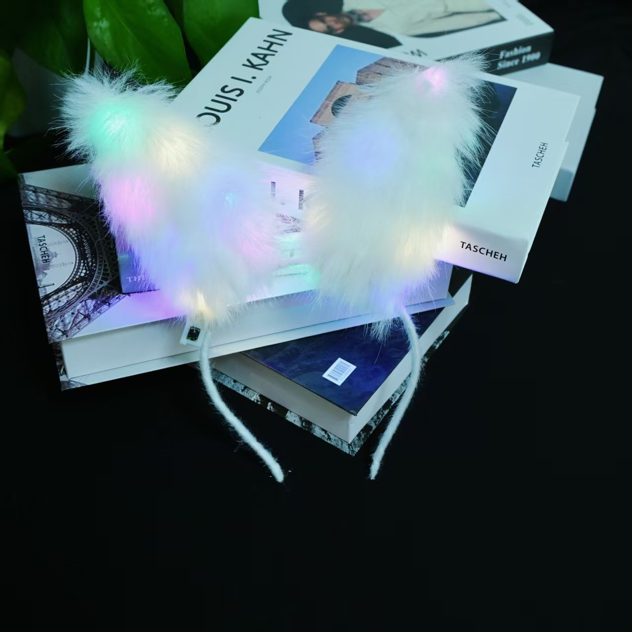 New products for street vending: thickened fox fur rabbit ears, luminous headbands, night market street stalls, small gifts, and luminous toys wholesale Specification image