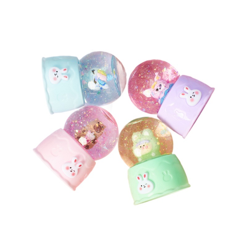 Cartoon doll crystal ball slime bubble glue is fun and not sticky to hands. The bigger you play with it, the more stress-relieving toys factory wholesale Item Picture