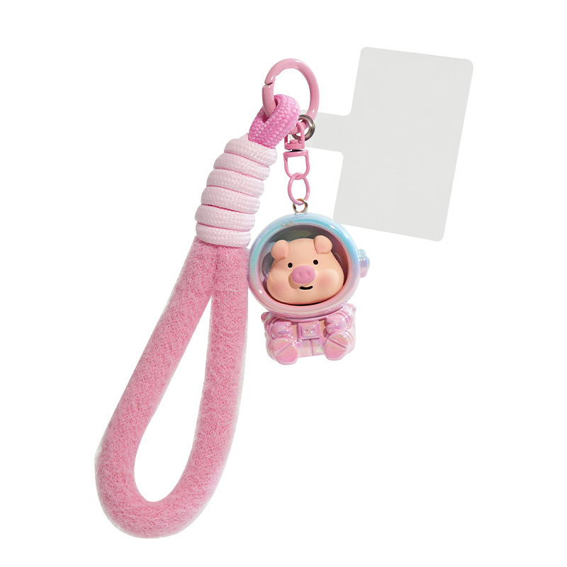 手机链/韩国水晶手机挂绳/手机链女款短款时尚/韩国水晶手机斜挂绳/手机链陈奕恒白底实物图