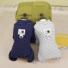 Pet striped sweaters, pet clothing, cat and dog clothes, spring and summer pet and dog clothes, pet accessories, pet clothing sets details Picture