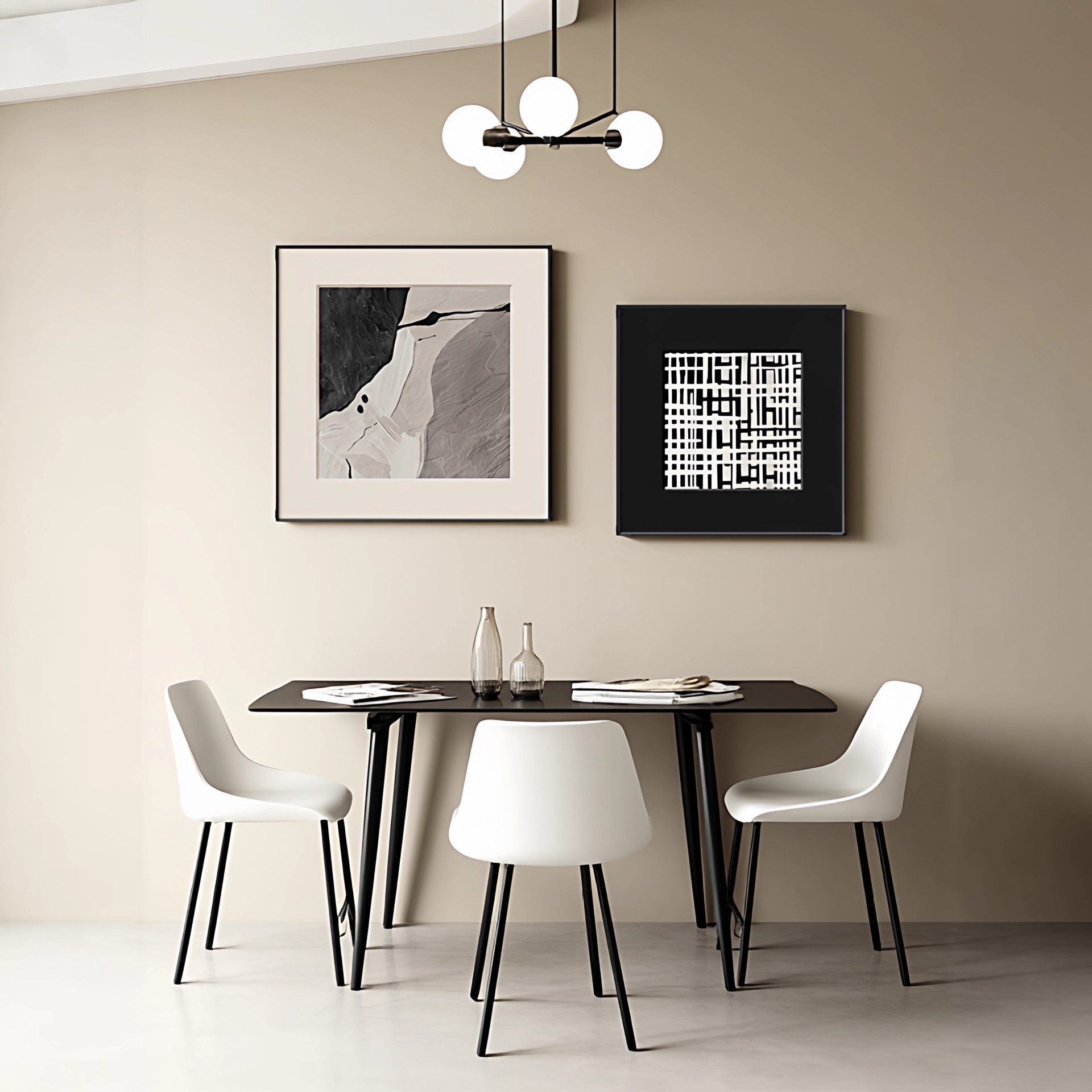 餐桌+餐椅实物图