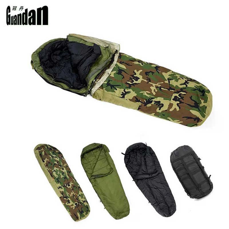 Three-piece camouflage sleeping bag, multi-functional camouflage sleeping bag, adult camouflage sleeping bag, outdoor sleeping bag, camping sleeping bag