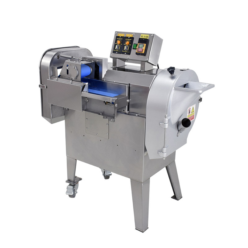 商用双头切菜机全自动不锈钢切丁机饭店食堂多功能冻肉果蔬切