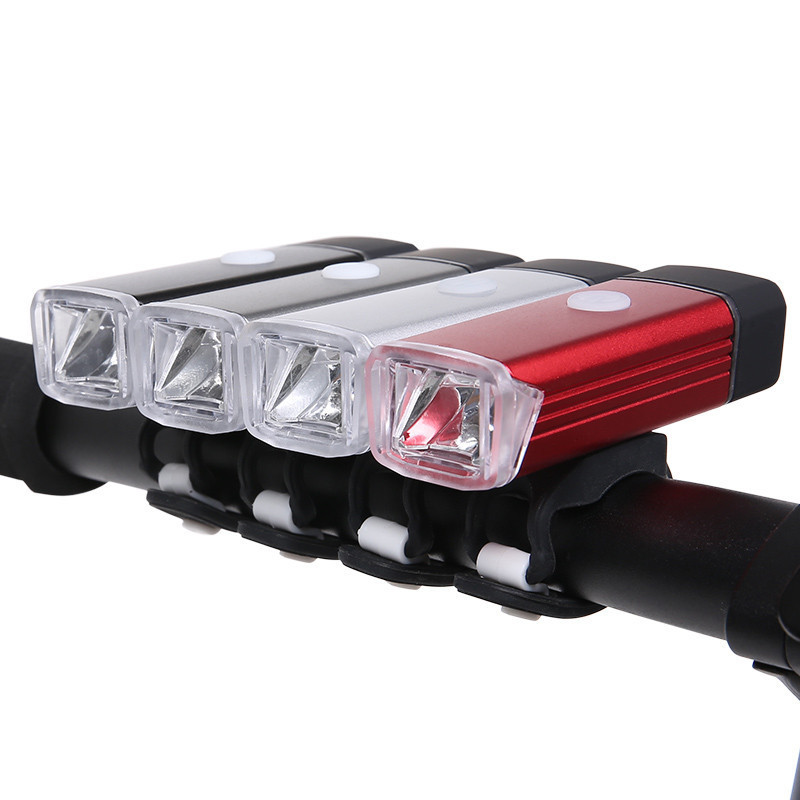 Maichuang USB charging bicycle light set, mountain bike strong light front light, night cycling, bicycle dead flying rear light Specification image