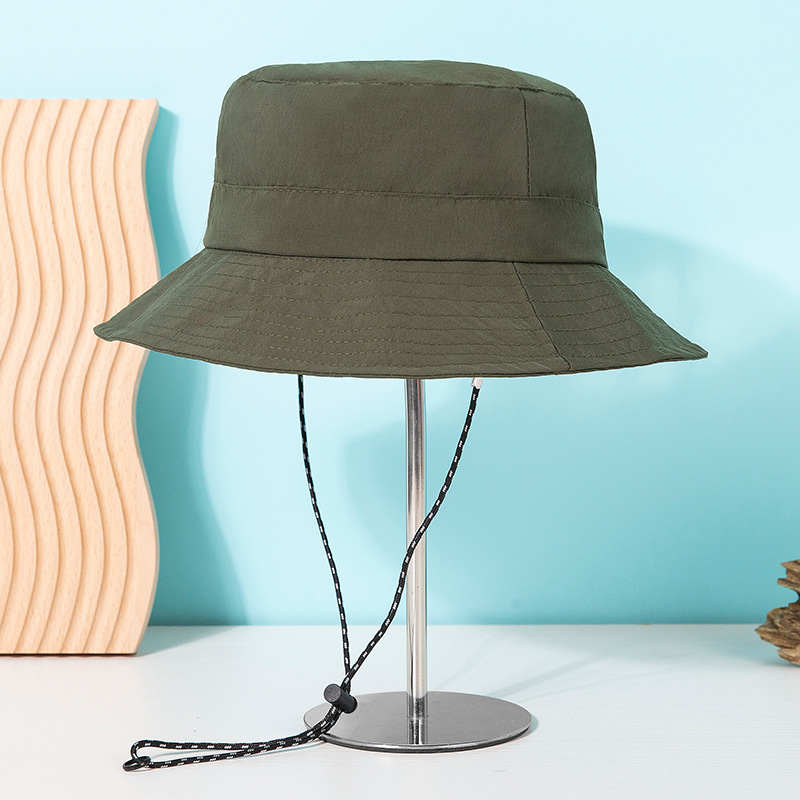 Foldable and storable fisherman's hat, sun hat, summer outdoor quick-drying sun-protective fishing hat, breathable men's and women's denim hat details Picture