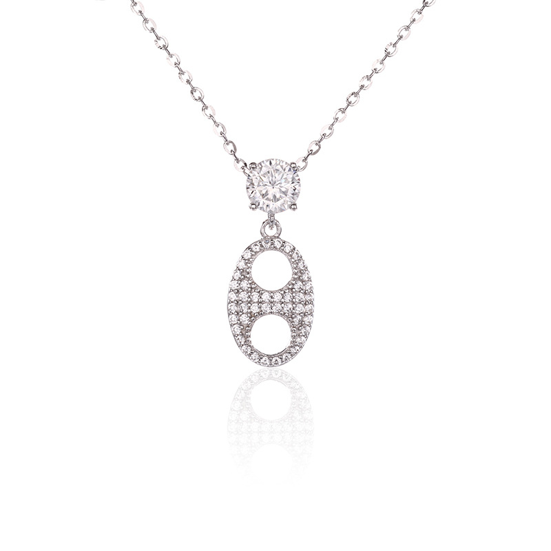 银饰/项链/金色链子/珍珠/梵克雅宝单花项链细节图