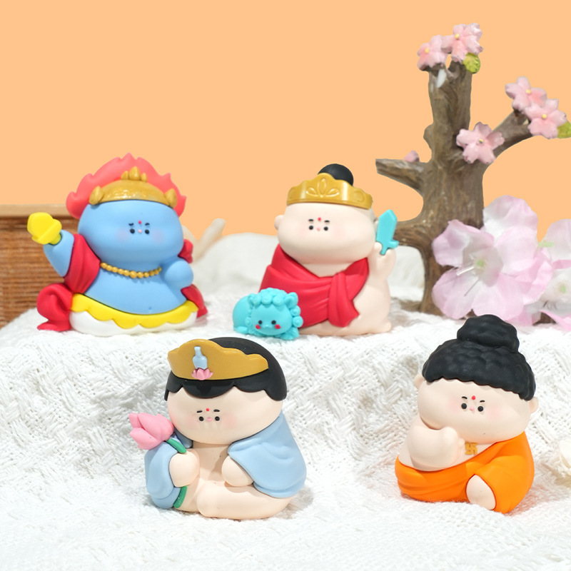 New Buddhist-style decorative items: Small Bodhisattva Blind Box, Big Sun Buddha Blind Box, calming and stabilizing emotions decorative items Specification image