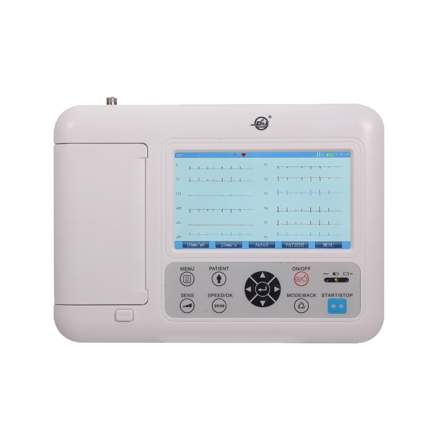 Cross-border exclusive ECG-32C three-channel electrocardiograph portable small 3-channel automatic adjustment electrocardiograph Item Picture