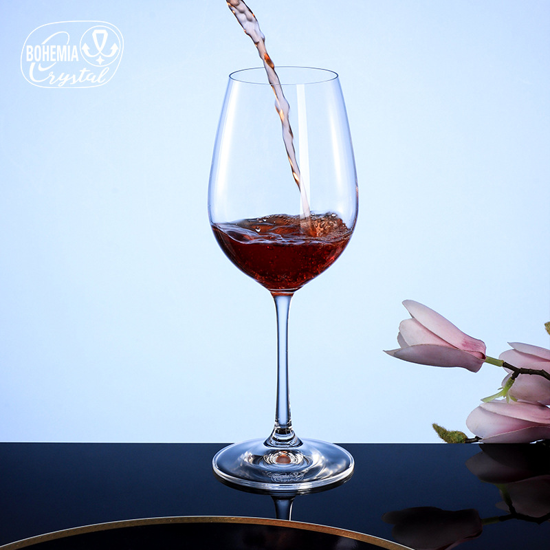 Czech Lexus lead-free crystal high-appearance-level wine glasses, luxurious, simple and high-end wine glasses and goblets Specification image