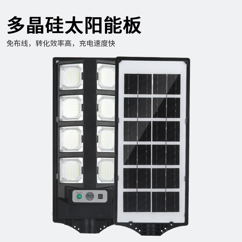 Cross-border supply of remote control, no-wiring, waterproof solar lamps, outdoor night intelligent light control sensor lamps Specification image