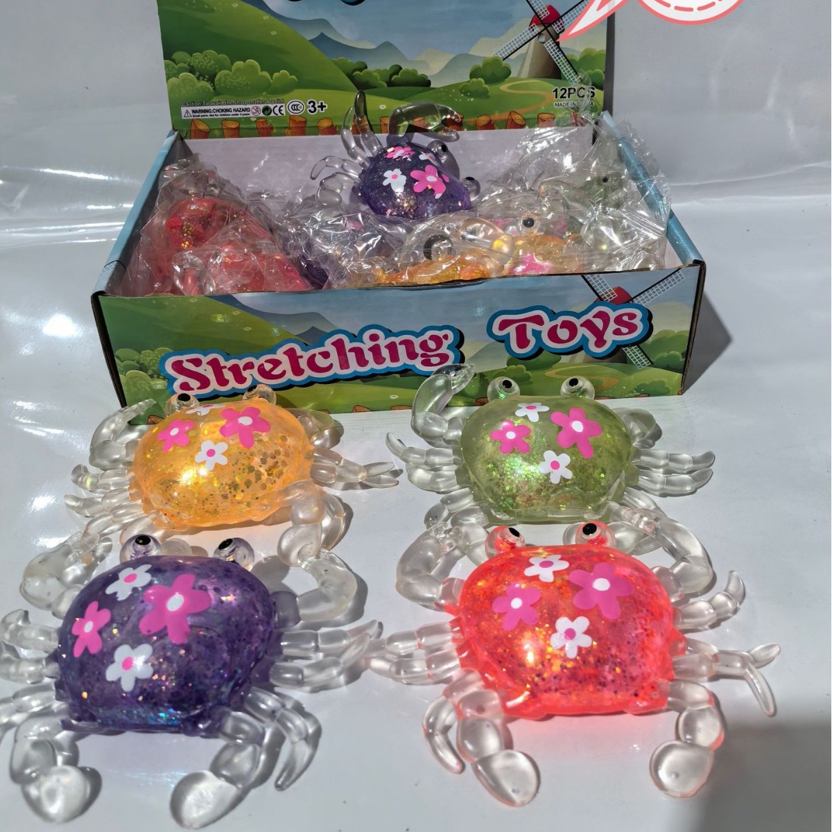 Super popular cross-border geometric pattern maltose ball fun toys Specification image