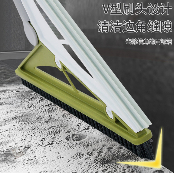 New multi-functional household broom, sweeping and scraping two-in-one magic broom, silicone broom, floor cleaning and water scraper Specification image