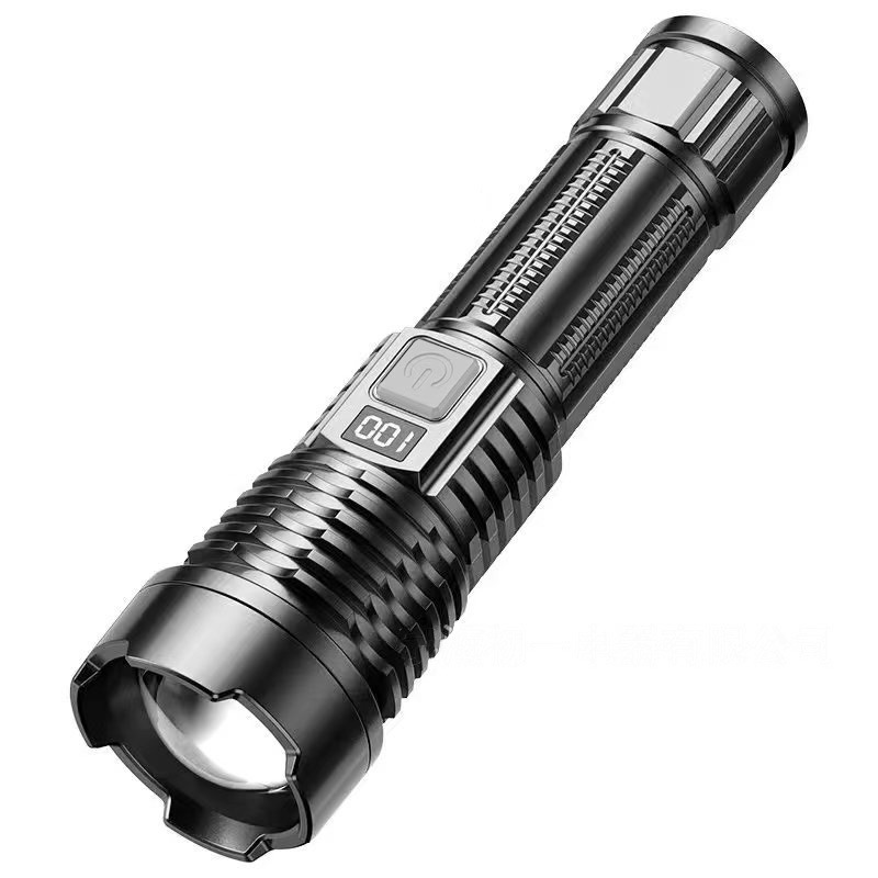 Bright multi-functional high-intensity fixed-focus flashlight, LED outdoor USB charging, portable 18650 flashlight for home use Application Scenario
