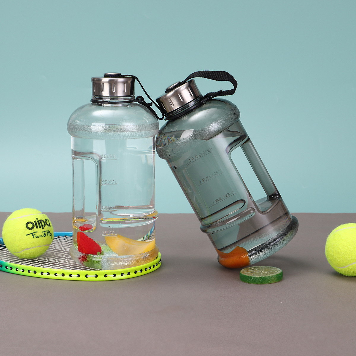 Summer fitness tonton bucket Men's plastic space kettle 1.5L steel lid portable large-capacity outdoor sports water bottle Application Scenario