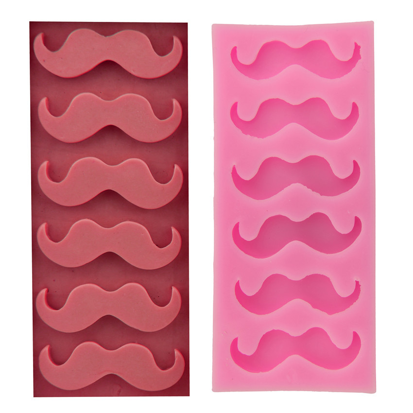 Wholesale small-sized beard horn cake molds, DIY silicone fondle baking tools, ice cube molds H1851