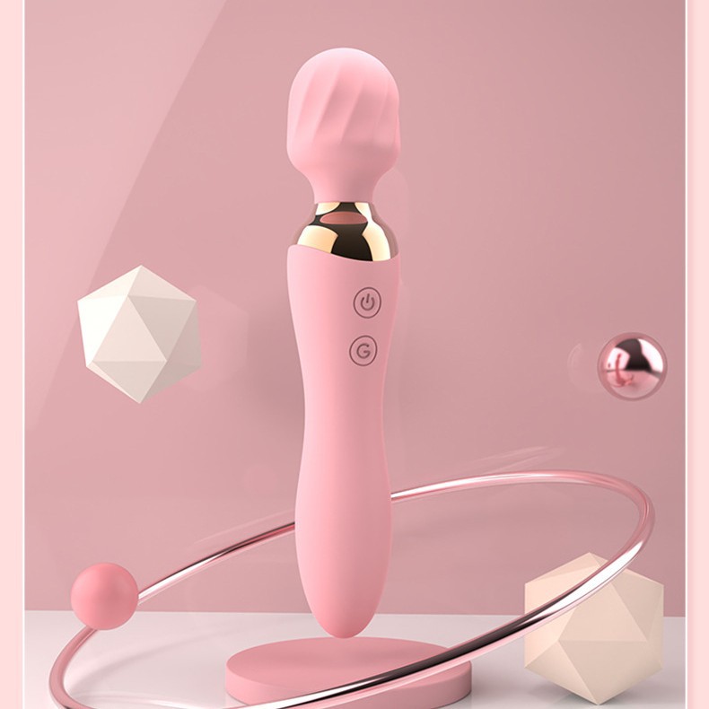 变频加温振动双头硅胶女用AV震动棒 女性自慰器情趣成人用品批发详情图3