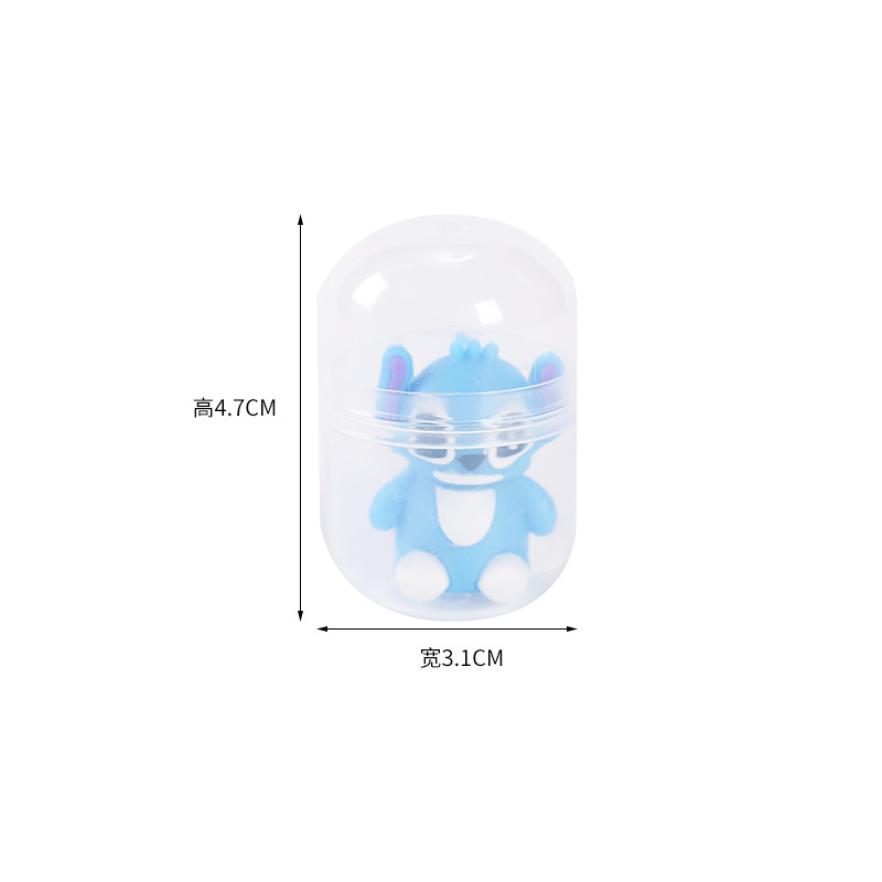 Capsule Gacha doll toy, 45mm children's pencil tip, little figure accessory, gacha ball, coin-operating machine, children's gift ball Item Picture