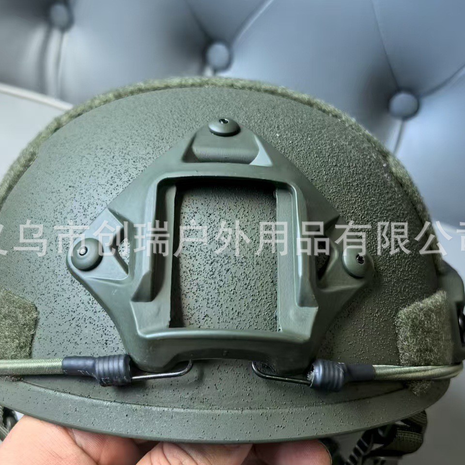 新款mich2000温蒂玻璃钢战术头盔1.5kg防暴头盔真人吃鸡三.级头盔白底实物图