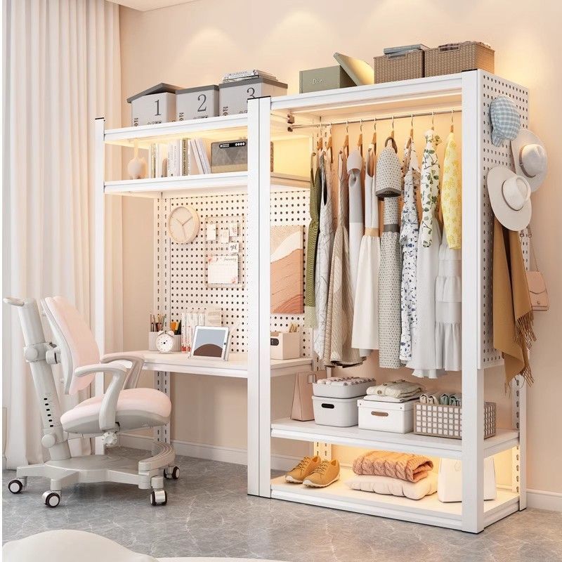 رفوف للملابس المصنوع من الفولاذ على رفوف للملابس المصنوعة من الصلب في خزانة عالية السكة Specification image