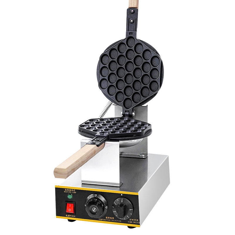 The Hong Kong-style electric heating egg waffle maker is a portable and household breakfast wonder
