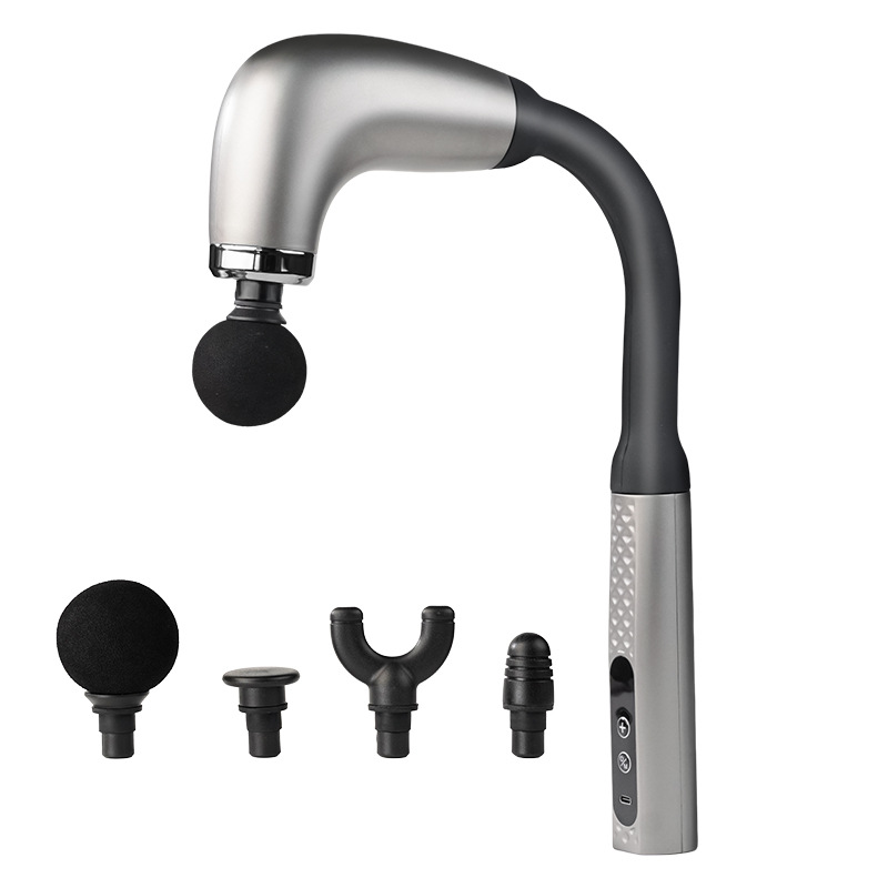 Cross-border elbow fascia gun, multi-functional muscle cervical massager, waist, back and leg relaxation electric massage gun Item Picture