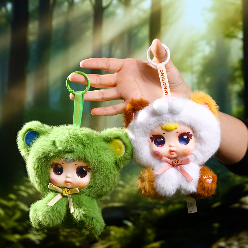 Wholesale and customized plush toys of 5 cute animal-shaped trendy toys Specification image