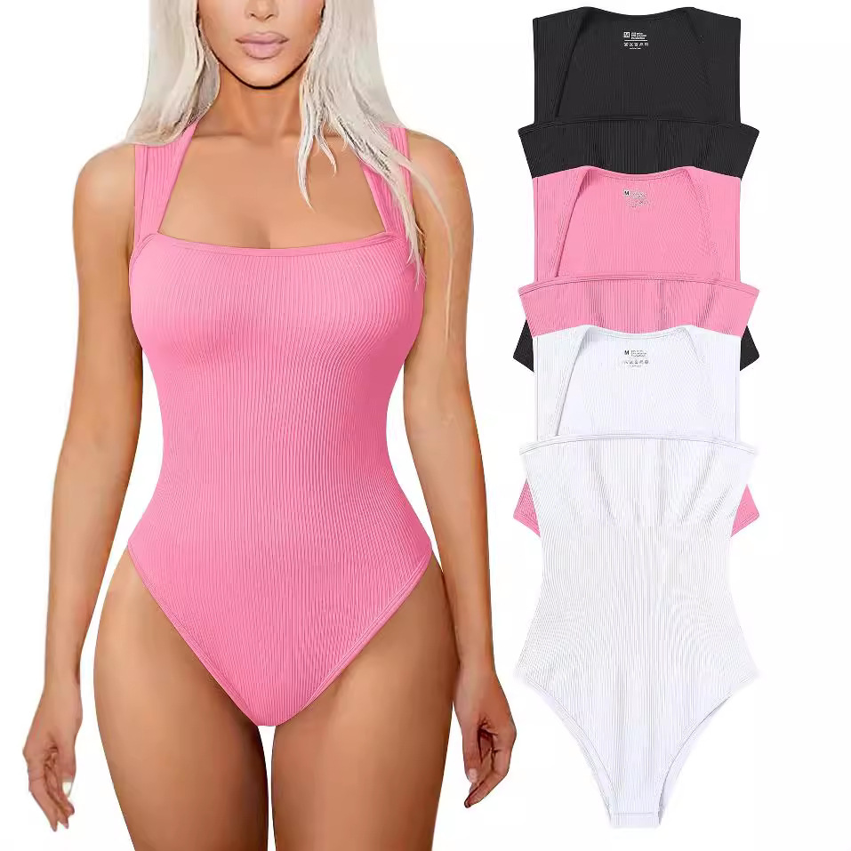 A new cross-border European and American women's sexy sleeveless jumpsuit for slimming, high elasticity, tummy tightening, buttocks lifting and body shaping Application Scenario