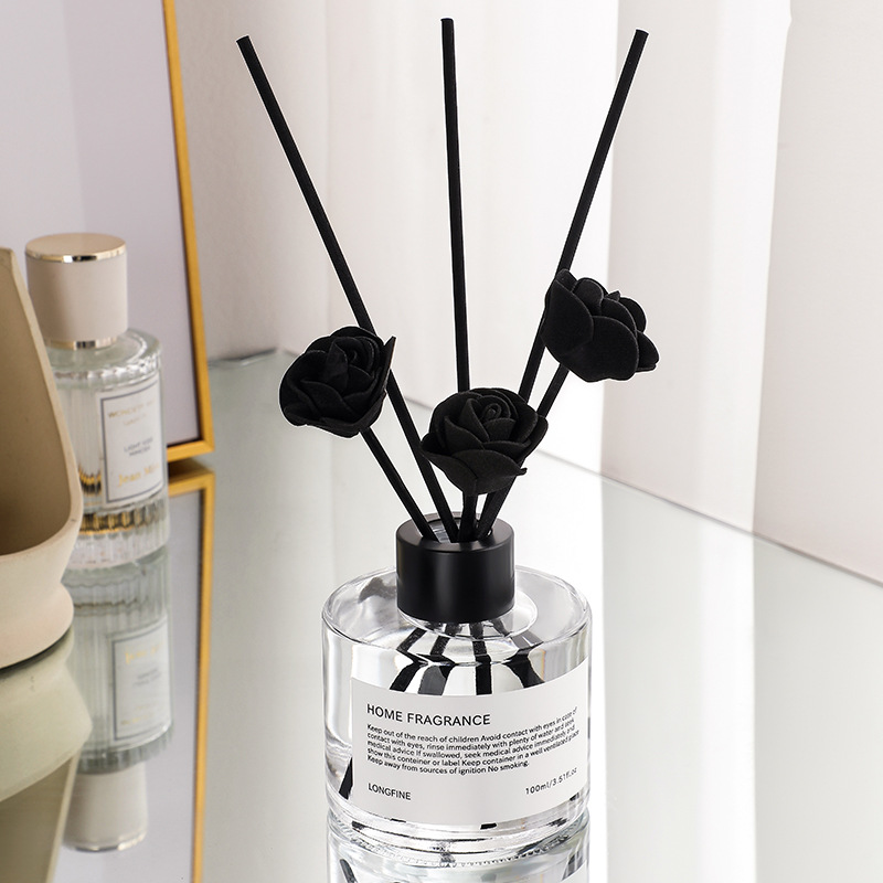 Black and white minimalist style, high-end, flameless aromatherapy, long-lasting indoor bedroom room perfume, bathroom fragrance Specification image