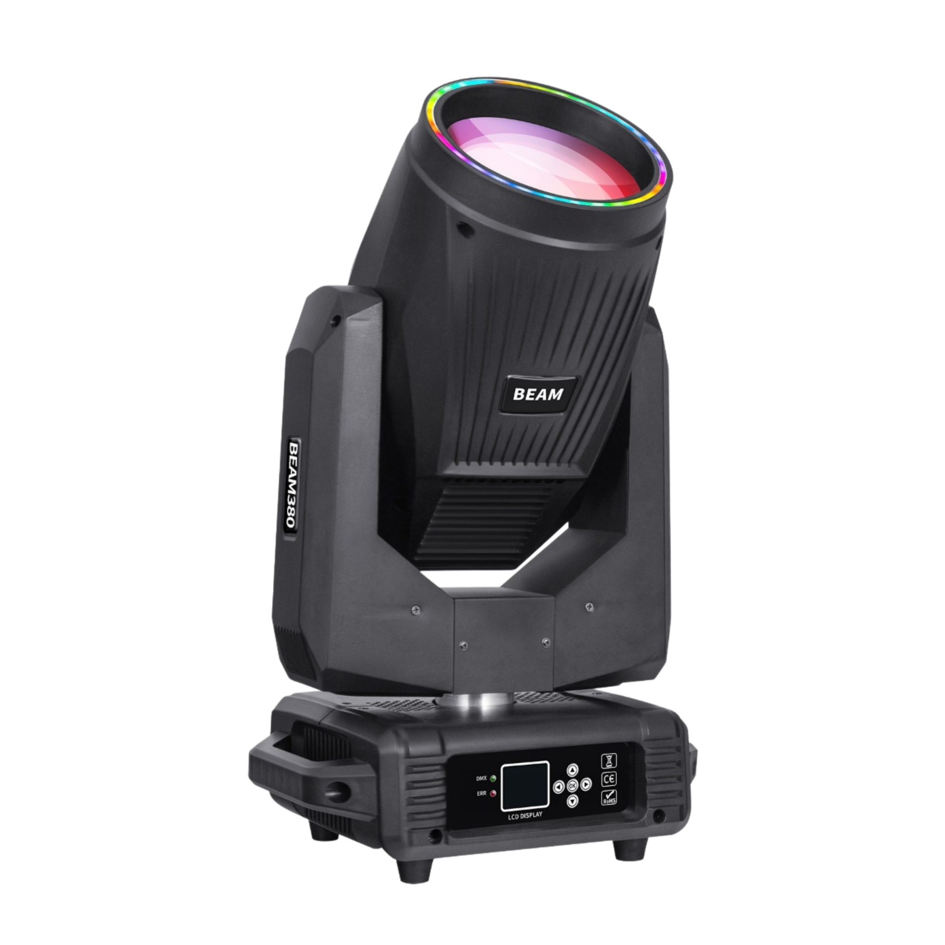 2026 New model 380w oscillating beam light with aperture, wedding, bar, nightclub, performance atmosphere rendering, stage lighting equipment, rotating pattern light Item Picture