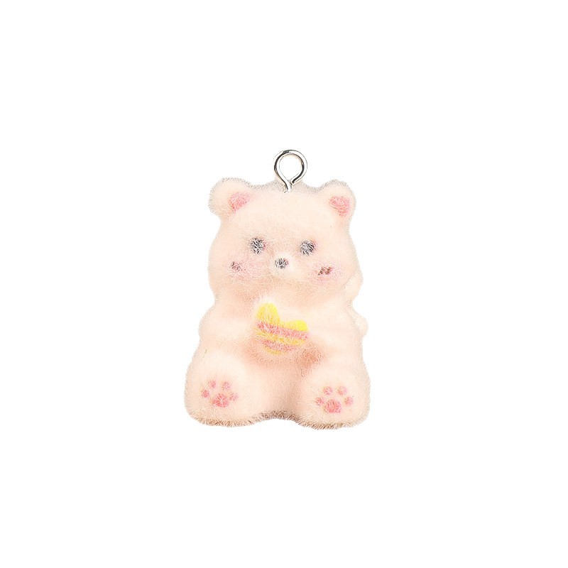 Cartoon cute plush bear figurines, DIY handcrafted creative decorative items, car ornaments, key chain accessories Item Picture