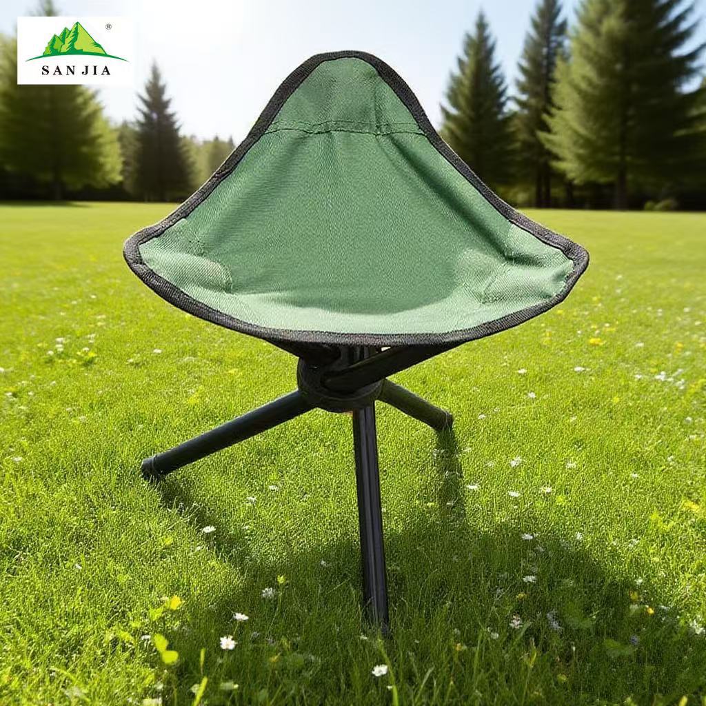 New cross-border best-selling portable folding chair, fishing equipment, outdoor fishing folding triangular stool chair details Picture