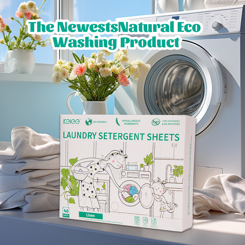 Ultra-concentrated laundry sheets, bubble wrap, portable with super strong decontamination ability, exclusively provided by the source factory for cross-border trade Application Scenario