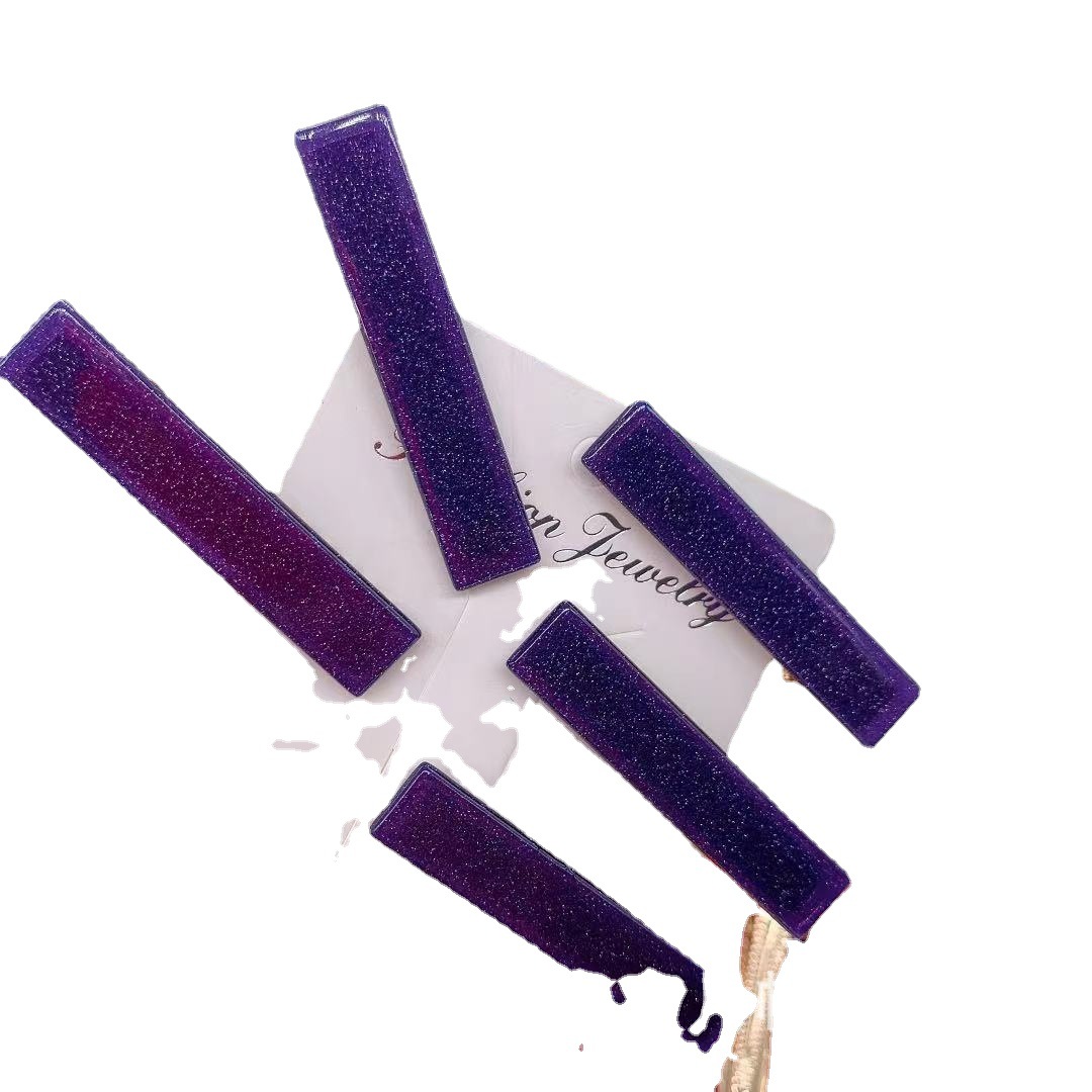 发夹/发饰/发卡/抓夹/亚克力儿童发夹白底实物图